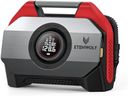 ETENWOLF Vortex S6 Tire Inflator Portable Air Compressor for Heavy-Duty Vehicle, Cordless Air Pump for Car & Inflatables with 19200 mAh Battery, 100% Duty Cycle & Dual Cylinder Bike Pump, Red