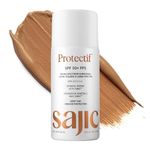 SAJIC Protectif Mineral Repair Deep Tint Sunscreen SPF 50+ - Non-Greasy, Lightweight Deep Tinted Sunscreen - Facial Sunscreen Made in the USA with Latest GMA7® Technology and Timed Nutrient Release Formula