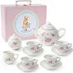 Jewelkeeper Tea Set for Little Girl