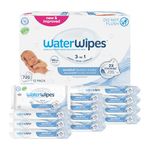 WaterWipes (Made in Ireland) Baby wipes, 12 pack (720 wipes), For sensitive skin, World's Purest Wipes (Imported), Just 2 ingredients, Certified by Allergy UK and Eczema association