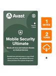 Avast Mobile Security Ultimate ! 1 Device 2 Years | Android Phones, Tablets | Includes Mobile Security Premium, SecureLine VPN & CleanUp Premium | Email Delivery in 2 Hours.