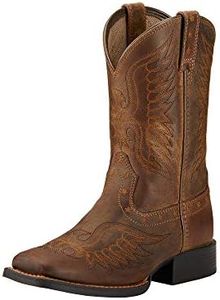 Kids' Honor Western Cowboy Boot, Brown, 9.5 Toddler