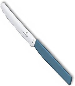 Victorinox Swiss Modern Wavy Edge Tomato and Table Knife, Blue