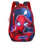 Ronaldo School Bag Spider-Man 18 Inch Casual Backpack For Kids Children Boys And Girls, Black