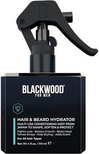 Blackwood For Men Hair & Beard Hydrator Spray - Vegan & Natural Leave-In Conditioner - Moisturizes, Texturizes, & Detangles - Ideal for Beard Growth and Care - Men's Grooming Essential (4 oz.)