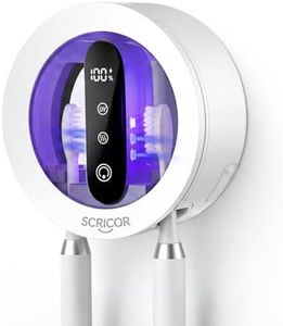 Scricor Toothbrush Sanitizer and Holder White