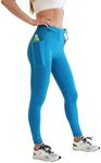 FlipBelt Women's Thermal Fleece-Lined Leggings with Built-in Running Belt with Pockets High-Waisted Moisture-Wicking