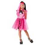 Rubie's 1000679M000 Draculaura Deluxe Child Costume Monster High Kids Fancy Dress, Girls, Multicoloured, 9-10 Years