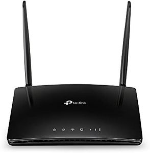 TP-Link AC1200 4G LTE Router, 4G Network, Wireless, Dual Band, Up to 300 Mbps, SIM Card Slot, Connects Up to 64 Devices, No Configurations Required, WiFi Router Mode (Archer MR400)