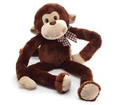 Burton and Burton Brown Monkey with Long Arms/Legs Plush, Multicolor