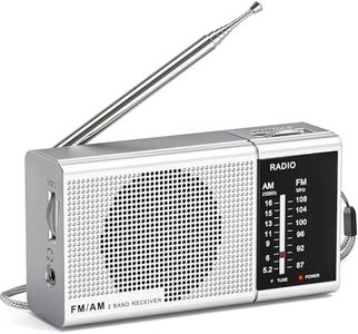 Tendak Radio Portable, FM/AM(MW) Transistor Radio, Petite Radio a Pile de Poche avec Excellente Réception, Excellente Qualité Sonore, Mini Radio Portable (AA)