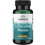 Swanson, L-Citrulline Malate, 750mg, 60 Capsules, High Strength, Lab Tested, Soy Free, Gluten Free, Non-GMO