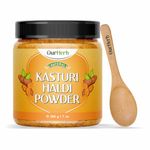 OurHerb Natural Kasturi Haldi Powder for Face Beauty (200g | 7 Oz) | Wild Turmeric | Kasturi Manjal for Glowing Skin | 100% Pure, Chemical-Free, Preservative-Free | Skin Care for All Skin Types.