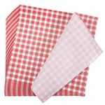 L LIKED 100 PCS Greaseproof Paper Sheets for Food, 30.5x30.5cm Food Grade Wrap Paper, Red Checkered Basket Liners Waterproof Wax Paper for Deli/BBQ Sandwich Hamburgers Cake Cheese Cookies Buffet