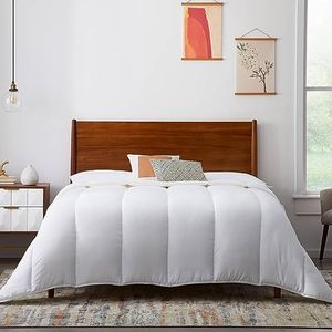 Hotel Quality Ex High Street Pure White Microfibre Duvet Feels Like Down Lightweight quilt Ideal for Summer available in 1 Tog 3 Tog Or 4 Tog, Pillows also Available. (Super king 1 tog)