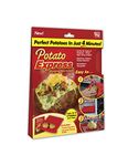 Potato Express Microwave Potato Cooker, Perfect Potatoes in Just 4 Minutes! – As Seen On TV