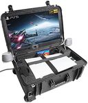 Case Club PlayStation 5 4K Portable Gaming Station with Built-in 24" 4K Monitor, Cooling Fans, & Speakers. Fits PS5 (Disc or Digital), Controllers, & Games, (PS5 NOT Included)