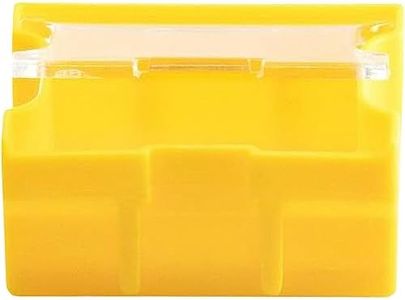 Plano Edge Terminal Small Hook Retainer Box, 3-Pack, Tackle Storage, Yellow, Includes Hook Retainer Tackle Trays, Customizable Fishing Terminal Tackle Organization