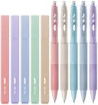 Mr. Pen- Aesthetic Highlighters and Gel Pens, 10 Pack, Pastel Colors Bible Highlighters No Bleed, Black Ink Gel Pens, Highlighter Pens, No Bleed Highlighters for Bibles, Gel Pens