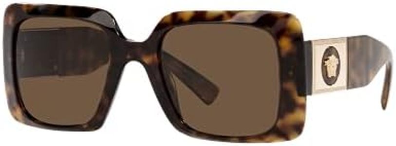 Versace MEDUSA STUD VE 4405 Dark Havana/Brown 54/22/140 women Sunglasses