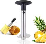 Stainless Steel Pineapple Cutter, Easy to Clean, Non-Slip Handle, Pineapple Slicer for Kitchen Fruit Rings