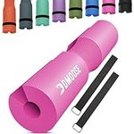 DMoose Barbell Pad, Relief Pressure from Neck, Shoulder, & Provide Lower Back Support, Non-Slip EVA Foam Squat Pad with Safety Straps, Hip Thrust Pad for Squats, Lunges - For Standard & Olympic Bars