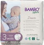 Bambo Nature Premium Eco-friendly Baby Diapers, Size 3 (9-18 Lbs), 29 Count