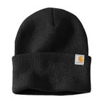 Carhartt Men's Knit Cuffed Beanie (104597), Black, One Size