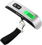 LUGG Digital Luggage Scale (50kg/110lbs Capacity), Portable Suitcase Weighing Scales, LCD Display, kg/lbs Conversion & Auto Shut-Off, Overweight Indicator, Battery Included, Lightweight Travel Scales