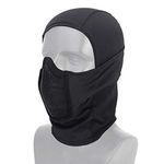 OAREA Tactical Airsoft Paintball Full Face Steel Mesh Mask polyester Balaclava Hunting CS Mask Cycling Protective Helmet Liner Cap