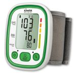 Kinetik Wellbeing Advanced Wrist Blood Pressure Monitor - Wearable Heart Rate Machine - Digital Health Monitors with High BP Detection & Universal Cuff – In Association with St John Ambulance