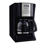 Mr. Coffee BVMC-SJX33GT 12-Cup Programmable Coffeemaker, Chrome