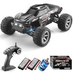 dexinco 1:14 Remote Control Car, 55 km/h High Speed RC Car, Waterproof 4x4 Hobby RC Monster Truck, 2000 mAh Battery, Competitive with Brushless Remote Controlled Car