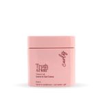 TRUTH & HAIR 3-in-1 Curly Hair Styler | Leave-In Conditioner, Curl Cream & Defining Gel | Hyaluronic Acid, Cocoa Butter & Argan Oil | Frizz Control, Hold & Heat Protection | 100 g