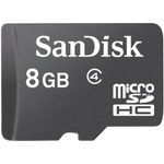 SanDisk 8 GB MicroSDHC Memory Card Only (Label May Change) - Standard Packaging