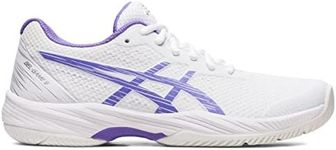 ASICS Women's Gel-Game 9 Tennis Shoes, 8, White/Amethyst