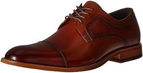 Stacy Adams Men's Dickinson Cap-Toe Lace-up Oxford, Cognac, 10