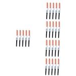 NUOBESTY 50 Pcs Simulation Toothpaste Toothbrush Resin Crafts Diy Necklace Jewelry Decal Doll Toothbrush Mini