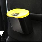 YAGVIZ Car Auto Rubbish Dustbin || Trash Can Garbage Dust Case Box || Car Storage Case || Car Trash Bin Car Accessories,ABS,Press-Top