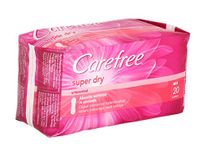 Carefree® Super Dry Panty Liners, 20 Count, Pack of 3