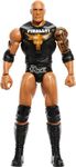 Mattel WWE Top Picks Action Figures, 6-inch Collectible The Rock with 10 Articulation Points & Life-Like Look