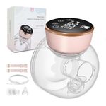 MOMAINI Breast Pump, Wearable Breast Pump Hands Free, Portable Electric Breast Pump with 3 Modes & 9 Levels, Quiet & Pain Free, Upgrade Seal Design, 19/21/24MM Flanges (1 Piece)