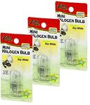 Zilla Mini Halogen Lamp Reptile Bulb, 50-watt, Day White (3 Pack)