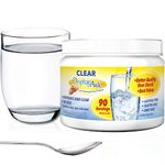 Clear DysphagiAide Thickener Powder, Instant Thickener for Liquids and Food (4.4 oz, 90 Serving), Liquid Thickener for Dysphagia, Drink Thickener and Water Thickener, Nectar Thick Consistency & Honey