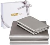 ZIMASILK 19 Momme 100% Pure Mulberry Silk Bed Sheets