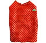 For The Fur Kids Dog Sherwani for Pets, Wedding Dress for Dogs (Red & Green) (Small)