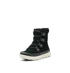 Sorel Womens Explorer Ii Joan Waterproof Casual Winter Boots, Black Black X Fawn, 5 UK