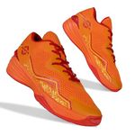 NIVIA Warrior 2.0 Basketball Shoes, Soft Cushion EVA Inner Insole, Better fit & Comfort, Indoor & Outdoor Court Shoes, The Preferred Choice of Basketball Players , Ultimate Comfort, Lightweight Flexibility, Reliable Grip Size-UK07(Orange)