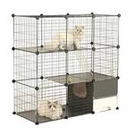 Pet Scene Cat Enclosure Cage 3 Tier