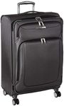 Samsonite Solyte DLX Softside Expandable Luggage with Spinner Wheels, Mineral Grey, Checked-Medium 25-Inch